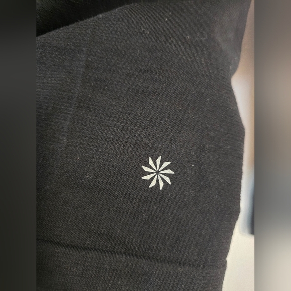 ATHLETA Black Turtleneck Sweater Sport Active Seamless Long Sleeve Size XL - Picture 7 of 8